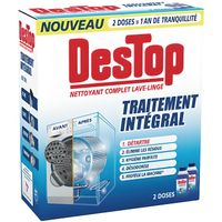 ENTRETIEN LAVE-LINGE DESTOP Lot de 2 nettoyants complets lave-linges - ENTRETIEN LAVE-LINGE DESTOP Lot de 2 nettoyants complets lave-linges -