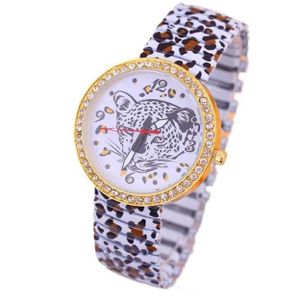 MONTRE 5832 Montre bracelet Tiger élastique Leopard