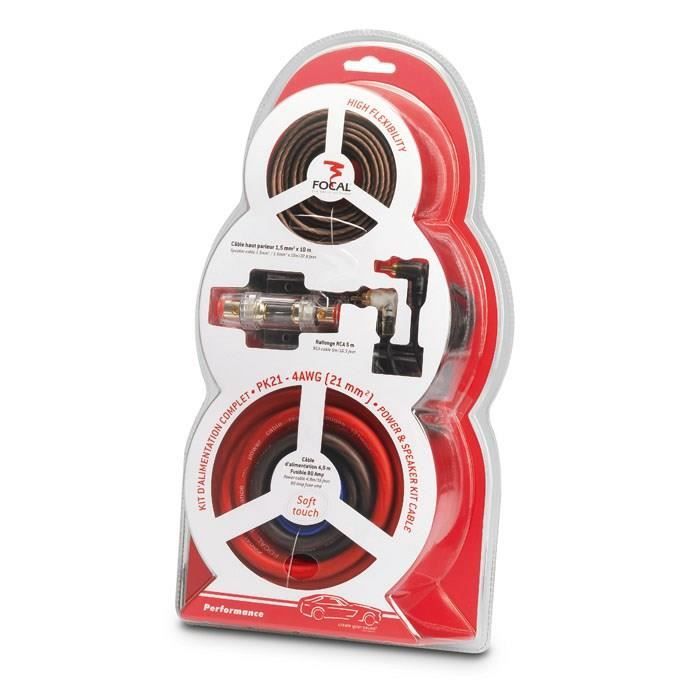 FOCAL PK21 Kit d'alimentation amplificateur (21mm) AUT SBW