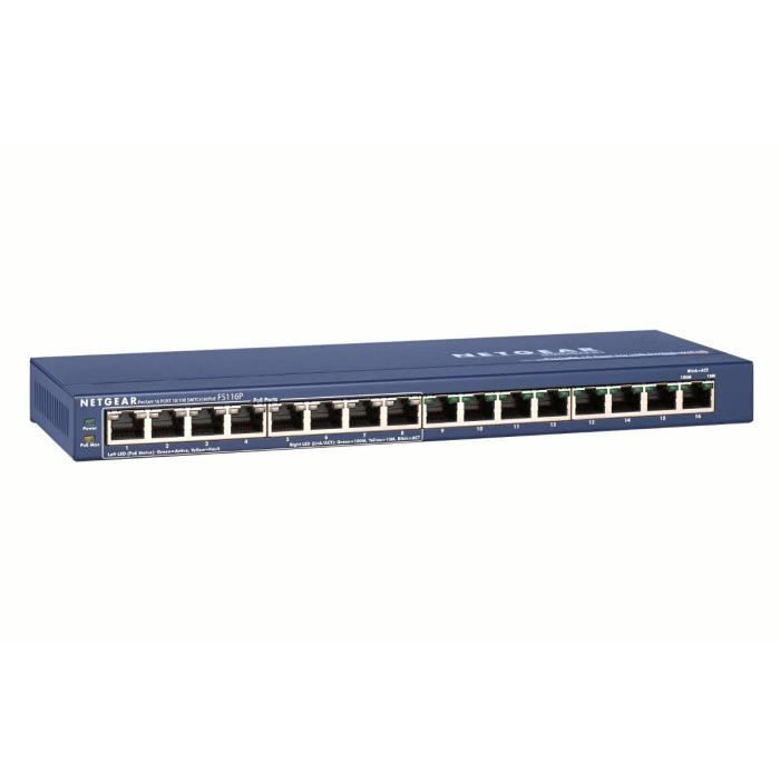 Netgear FS116P - Switch 16 ports