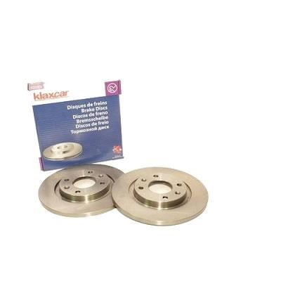 KLAXCAR lot de 2 Disques de frein plein - Pour Citroën / Peugeot Partner