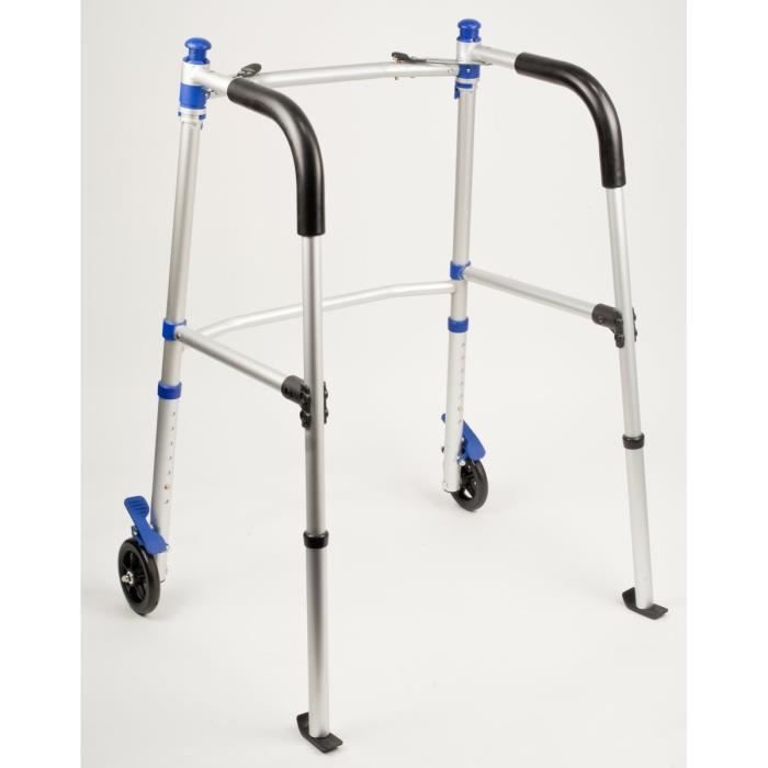 Déambulateur pliable avec aide au levé