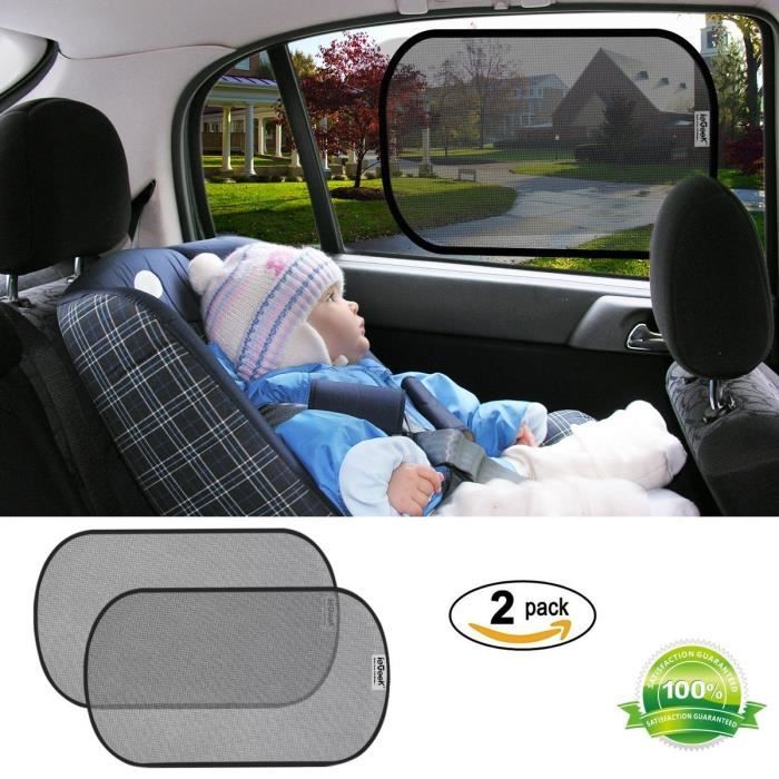 iegeek 2pcs pare-soleil de voiture bloc nuisibles rayons uv rayons de soleil chaleur et protection pour bébé / enfants / animaux