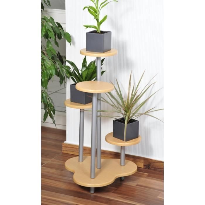 Support Multiple Pour 4 Plantes - Hauteur 75 Cm - Meuble ...