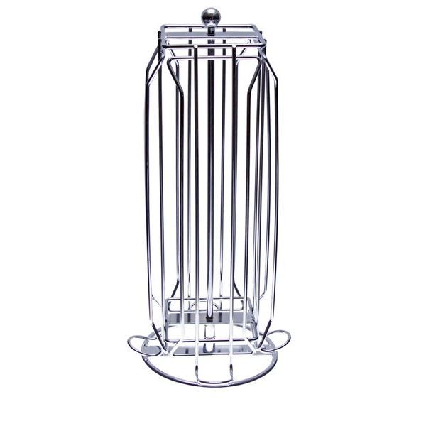 Distributeur Rotatif 20 Capsules Dolce Gusto - Inox - 4 Colonnes - Design Pratique