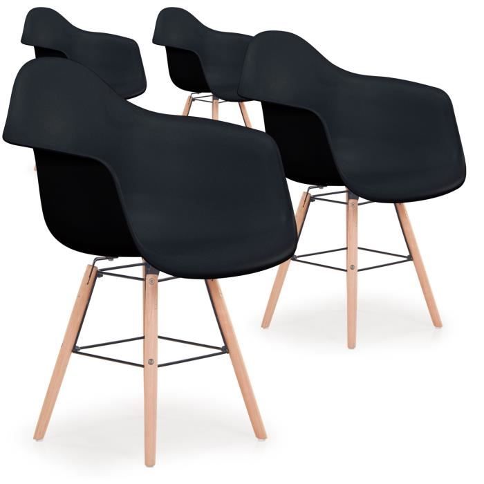 Scandinaves Ralf Lot Chaise Noir Achat De Chaises Vente 4 trdxBshQC