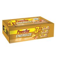 BARRE ÉNERGÉTIQUE POWERBAR Lot de 3 barres Energize - Amande vanille BARRE ÉNERGÉTIQUE POWERBAR Lot de 3 barres Energize - Amande vanille