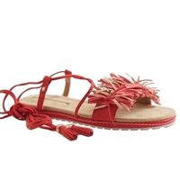 SANDALE - NU-PIEDS MARIA MARE-66774-SANDALE A LACAGE-ROUGE SANDALE - NU-PIEDS MARIA MARE-66774-SANDALE A LACAGE-ROUGE