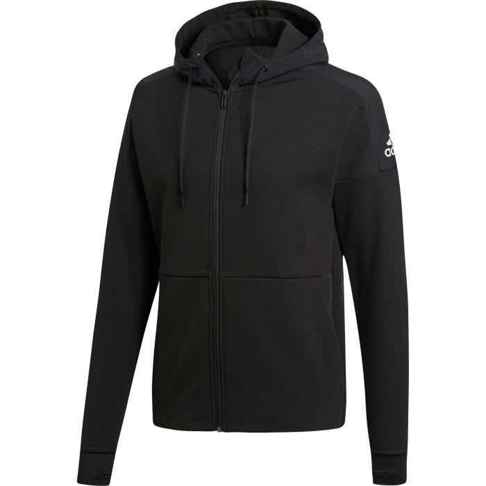 ADIDAS Sweatshirt ID Stadium FZ - Homme - Noir