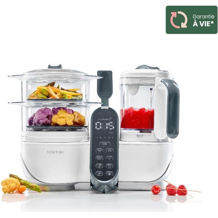 BABYMOOV Robot Cuisine Bébé Nutribaby (+) Loft white