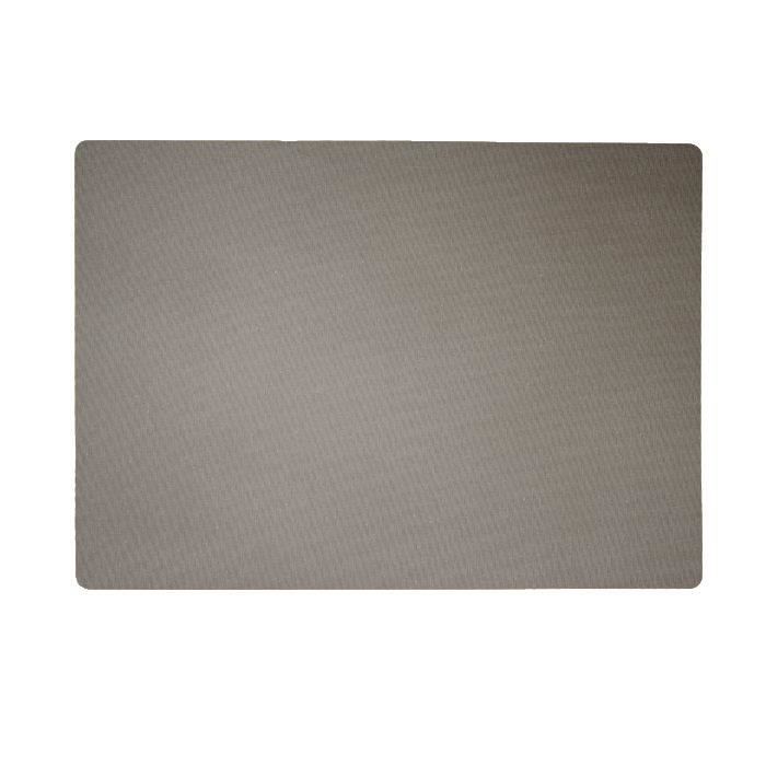 Lot de 4 Sets de table textile - 43x30 cm - Gris taupe