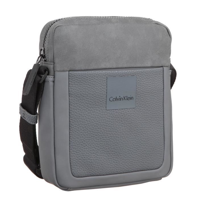 CALVIN KLEIN Sac d'épaule K50K501595 - TOM REPORTER Gris Homme