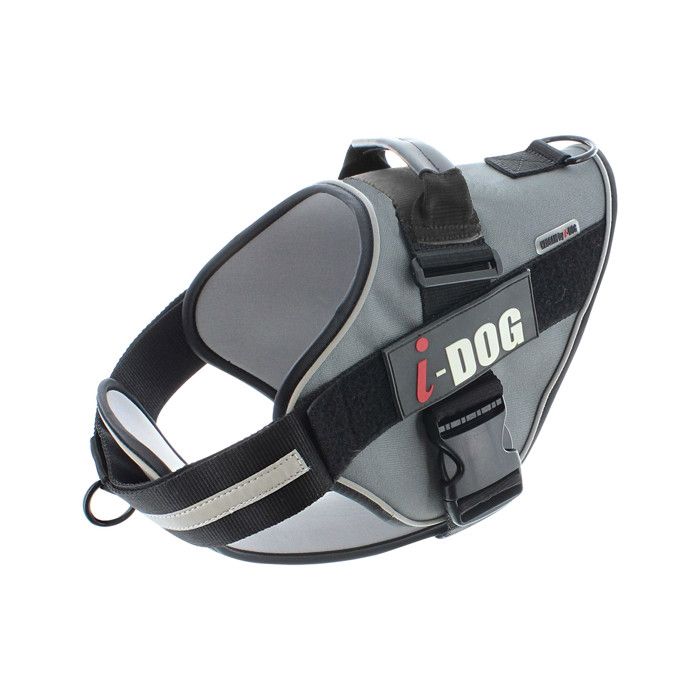 I DOG Harnais Néocity - Taille XL - Noir et gris - Pour chien