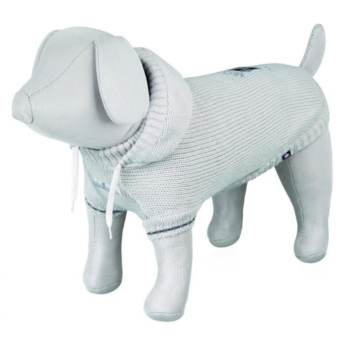 TRIXIE Dog Prince pullover XXS: 24 cm gris pour chien