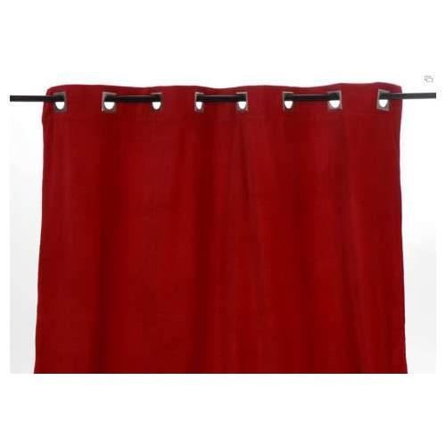 Rideaux Amadeus oeillet velours rouge 250 cm - Achat / Vente rideau ... Rideaux Amadeus oeillet velours rouge 250 cm - Achat / Vente rideau ...