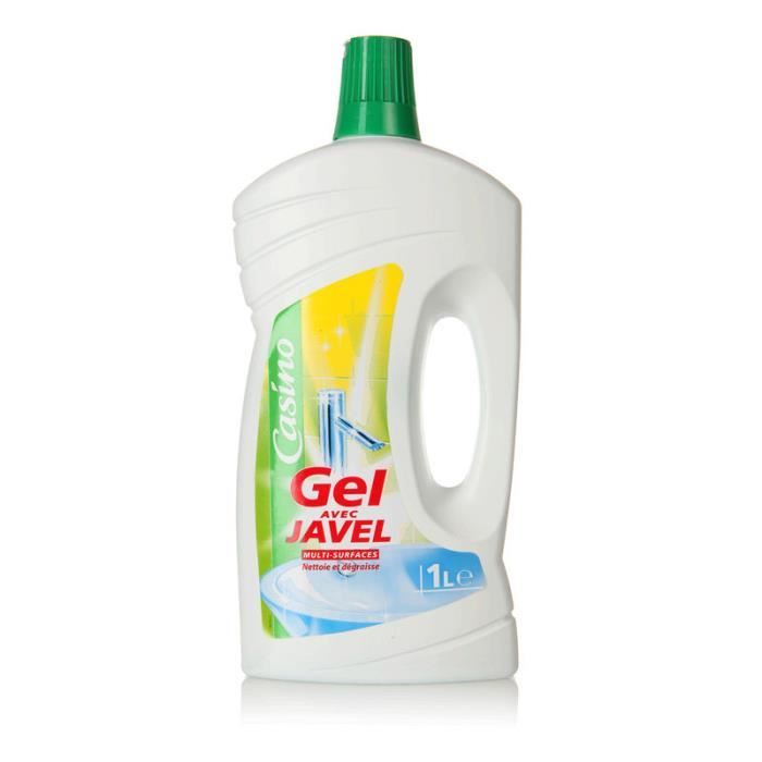 Gel nettoyant avec javel 1 l Achat / Vente nettoyage salle de bain