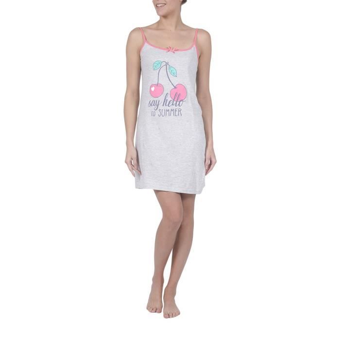 Nuisette a bretelle en coton - Achat / Vente pas cher