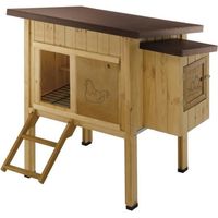 POULAILLER HEN HOUSE 10 Poulailler en bois 124 x 98 x 110 cm POULAILLER HEN HOUSE 10 Poulailler en bois 124 x 98 x 110 cm