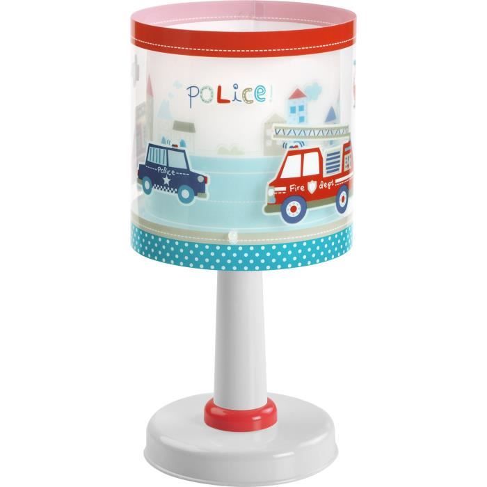 Lampe à poser enfant Police - Bleu