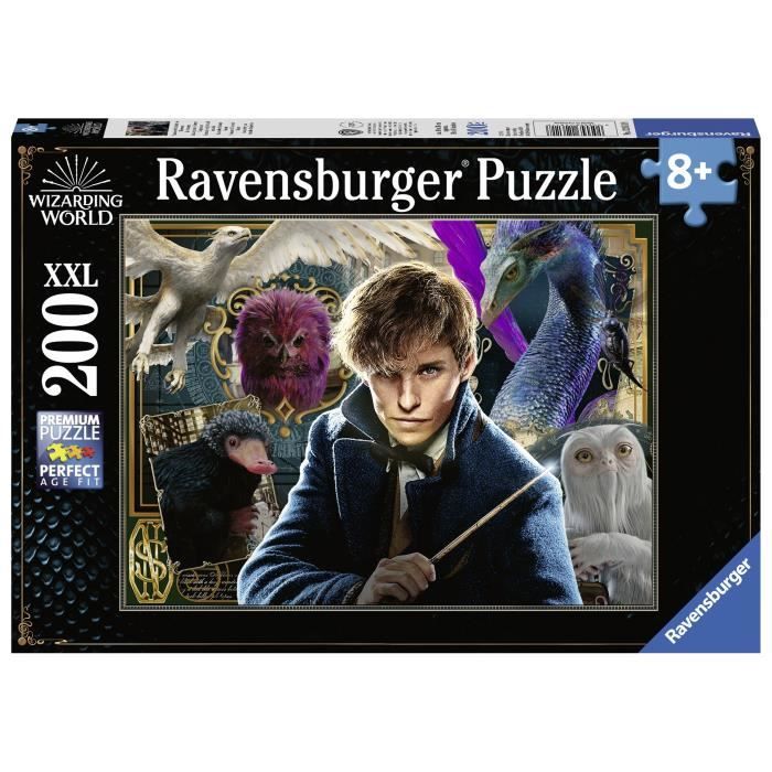 Jeux Ravensburger - Ravensburger - Puzzle 200 p XXL - Les Animaux fantastiques de No- Les Animaux fantastiques de Norbert Dragonneau