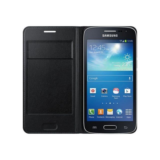 SAMSUNG Etui à rabat EF-WG386BB pour Samsung Galaxy Core - Noir