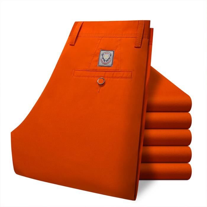 Pantalon orange homme - Achat / Vente Pantalon orange ...