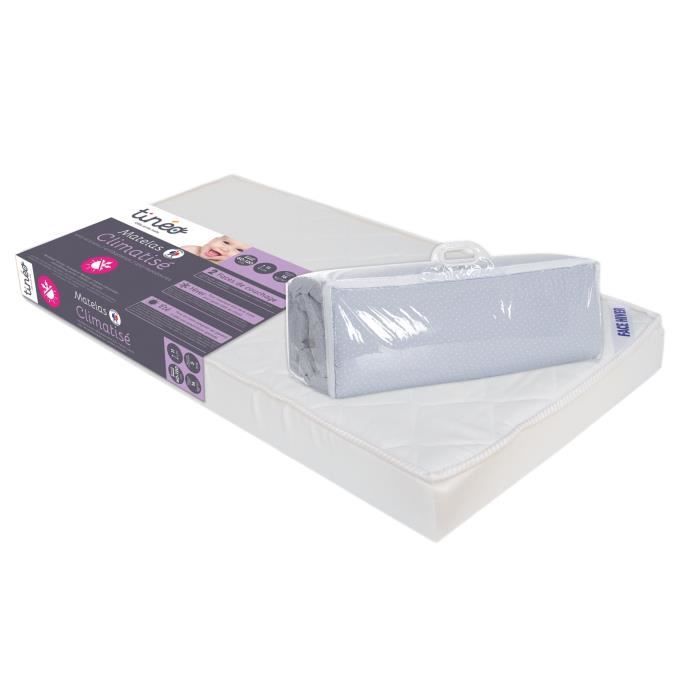 TINEO Matelas 60x120 cm Climatisé et Matelas Nomade OFFERT