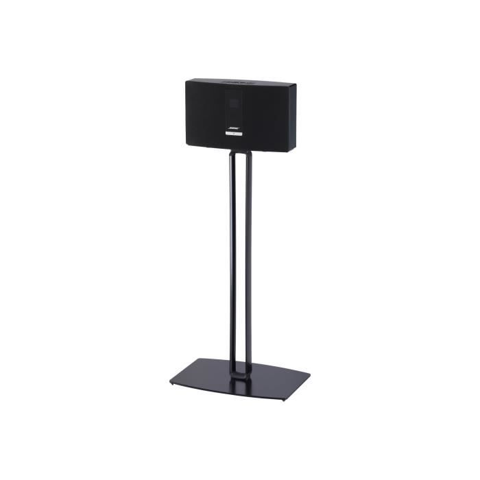SOUNDXTRA Pied pour haut-parleur - Noir - Construction en aluminium et en acier