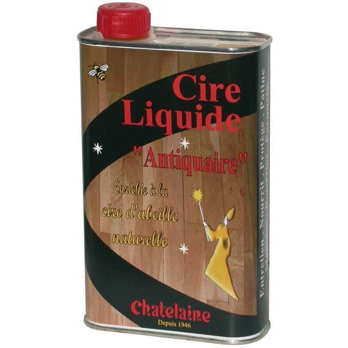 Cire liquide antiquaire - 0.5 L - jaune naturel