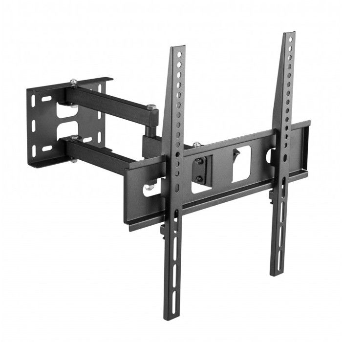 METRONIC 474411 Support TV Mural inclinable KAORKA - Dépliable et orientable - Noir