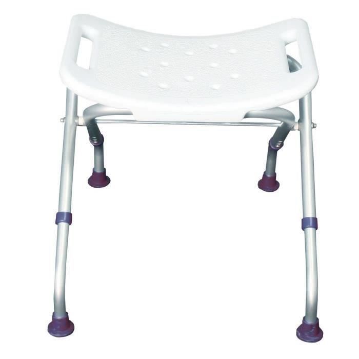 VITILITY - Tabouret de bain pliant - haut 37 à 40 cm