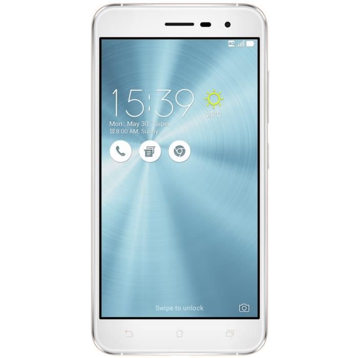 ASUS Zenfone 3 Blanc 5,2' FHD 4G 64Go