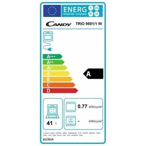  TRIO 9501/1W Cuisinière triple-Gaz-4 foyers-3500W-Four1