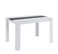 TABLE À MANGER SEULE DAMIA Table à manger de 4 à 6 personnes style cont TABLE À MANGER SEULE DAMIA Table à manger de 4 à 6 personnes style cont
