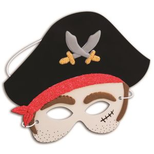 PADABOO Kit pâte ? modeler 4 masques pirate