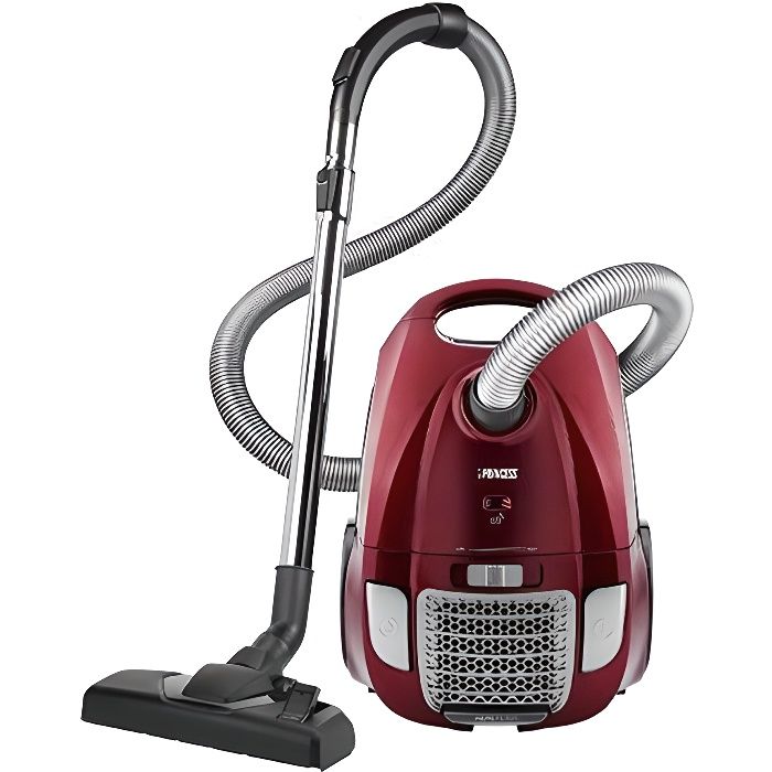 PRINCESS Compact Power DeLuxe Aspirateur traîneau avec sac – 700W – 78dB - A