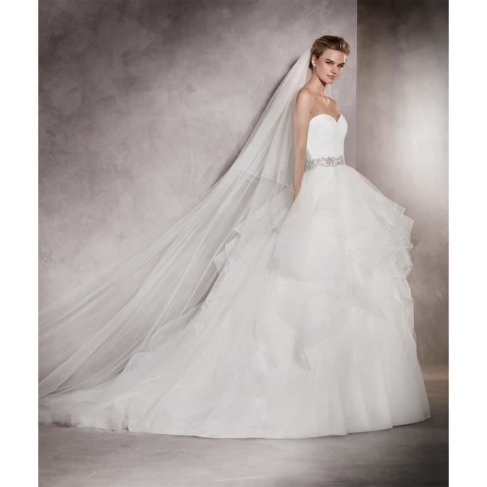 Robe de mariee organza - Achat / Vente pas cher