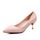 Chaussure Escarpin Femme en Cuir Véritable Rose