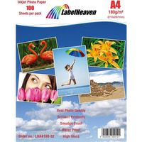 PAPIER PHOTO LabelHeaven - 100 Feuilles Papier Photo A4 Premium PAPIER PHOTO LabelHeaven - 100 Feuilles Papier Photo A4 Premium