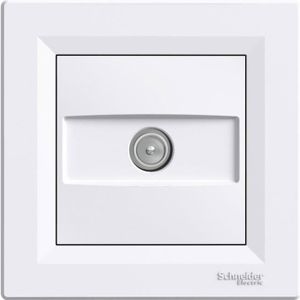 SCHNEIDER ELECTRIC Prise TV simple encastrable Asfora