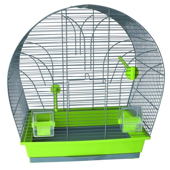 TYROL Cage Clara équipée 45x28x55cm - Pour oiseau