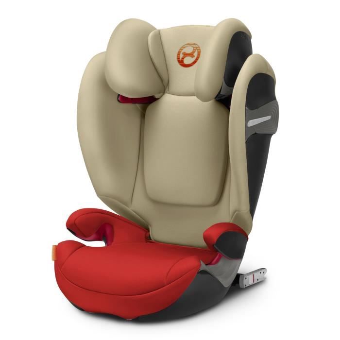 CYBEX Siège auto Groupe 2 3 - Solution S - Fix Isofix - Autumn Gold