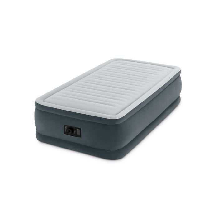 INTEX Matelas gonflable 99x191 - Technologie FIBER TECH - 46 cm - COMFORT PLUSH