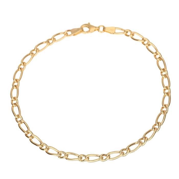 Les Bijoux d'Emma - Bracelet en Maille Alternée - OR 9CT