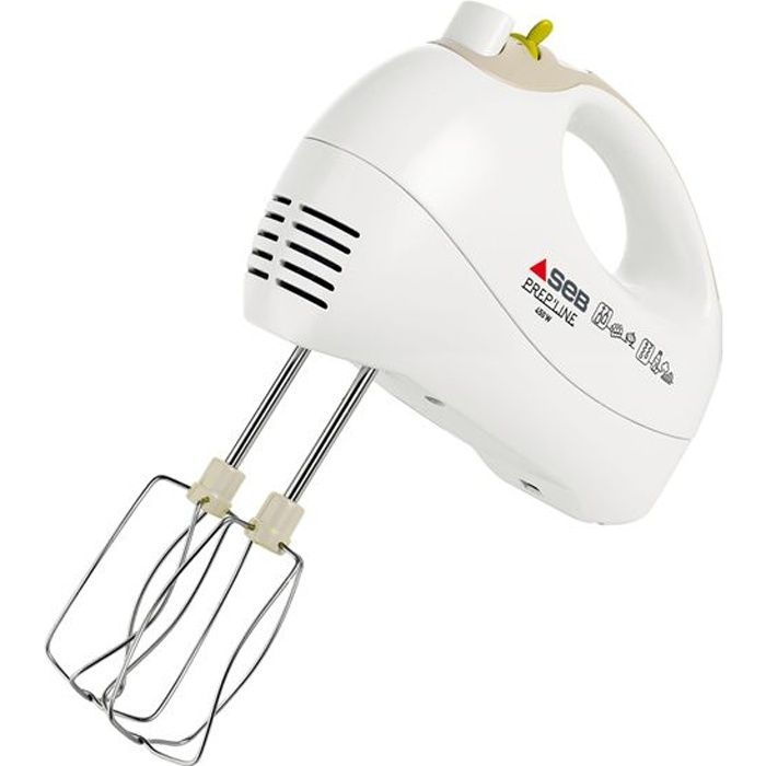 SEB HT410121 Batteur électrique Prep'Line - Blanc