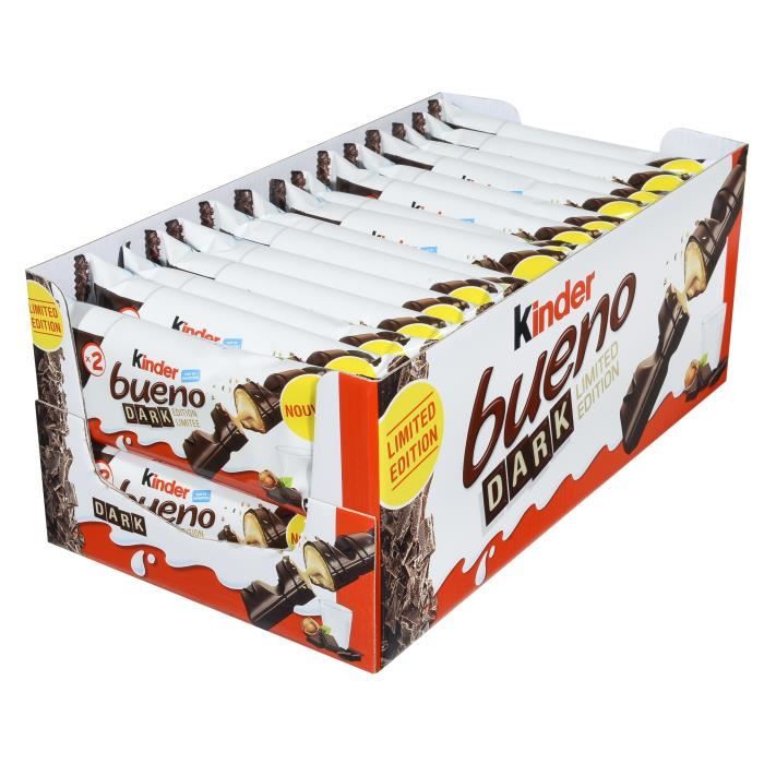 KINDER Bueno Dark. Edition limitée 30 x 2 barres chocolatées Achat