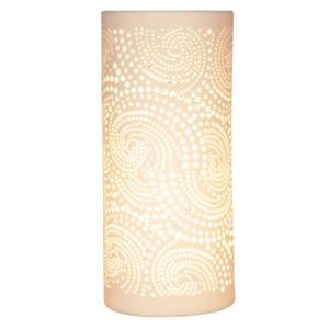 SEMA Lampe Porcelaine Cylindrique Cachemire - Petit mod?le