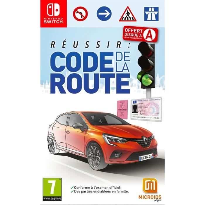Réussir Le Code de la route Jeu Switch
