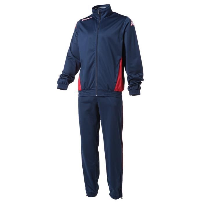 KAPPA Survêtement Savigno TKS - Homme - Bleu et Rouge