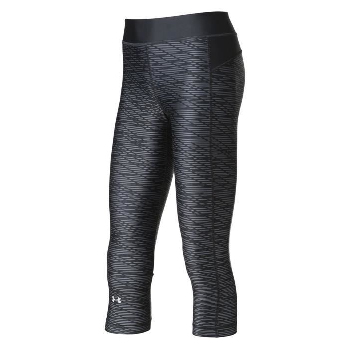 UNDER ARMOUR Legging UA HG ARMOUR - Femme - Noir/Gris